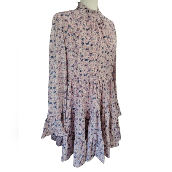 COTTAGECORE Tiered Floral Ruffle Dress - Picture 4 of 13